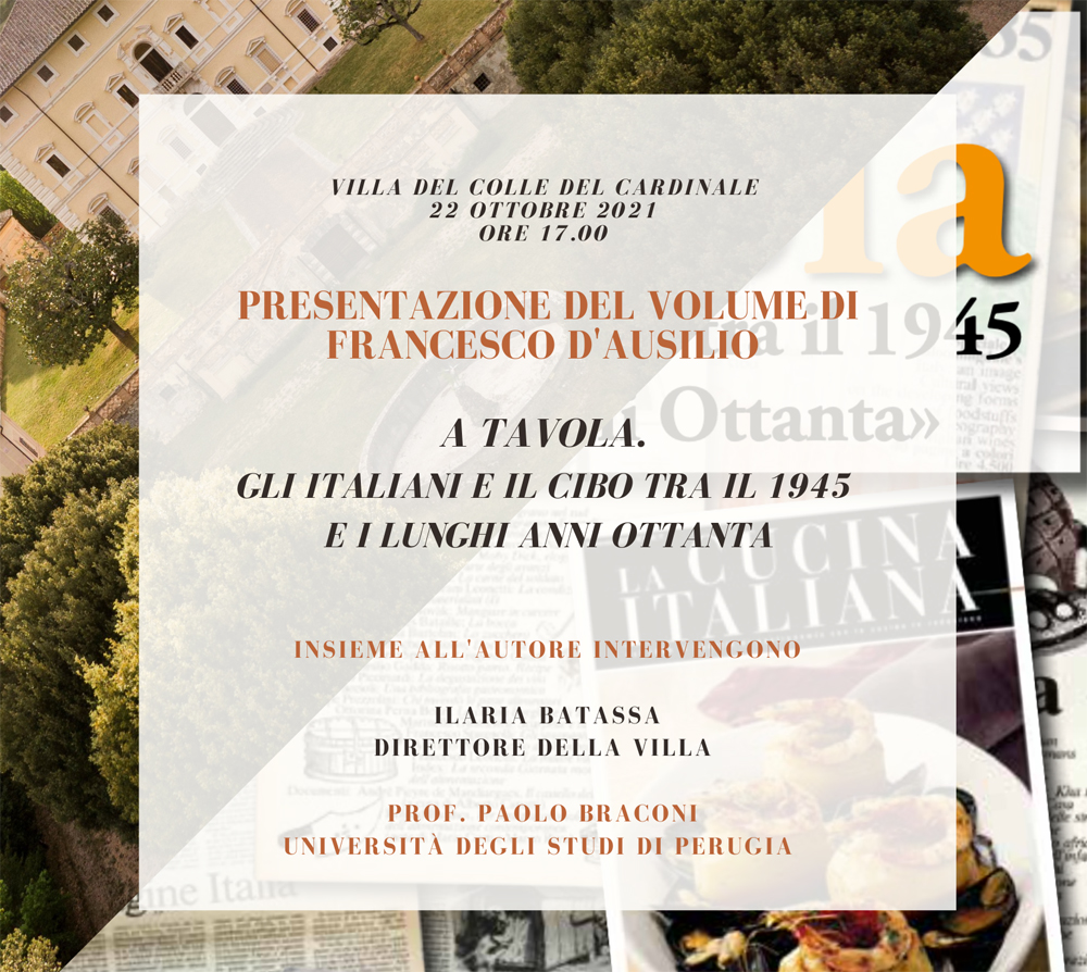 A tavola. Gli italiani e il cibo tra il 1945 e i lunghi anni Ottanta.